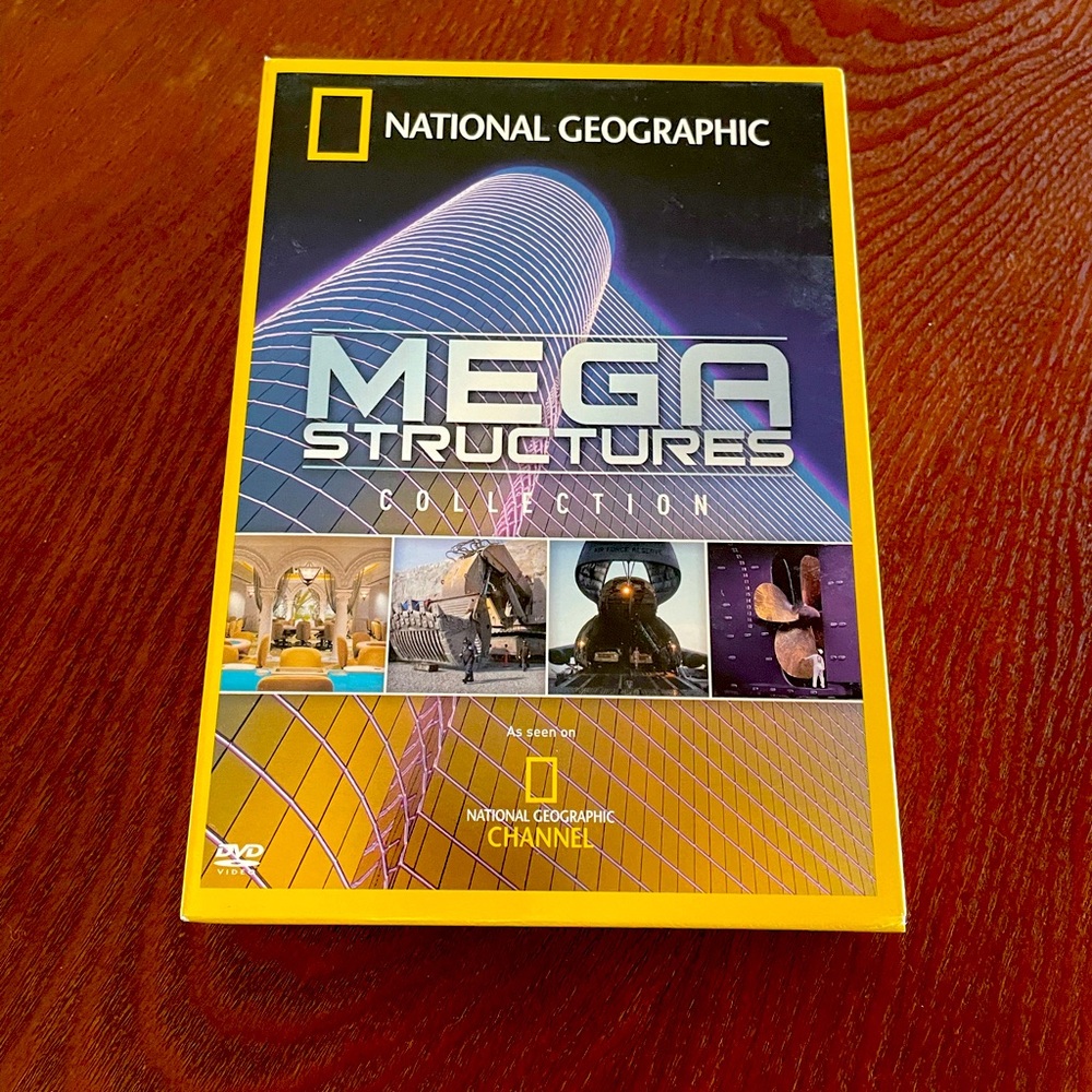 Used DVD set of National Geographic Mega Structures
